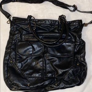 Black Leather Purse